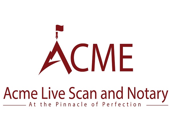 Acme Live Scan & Notary Offers livescan and notary services including apostille and authentications